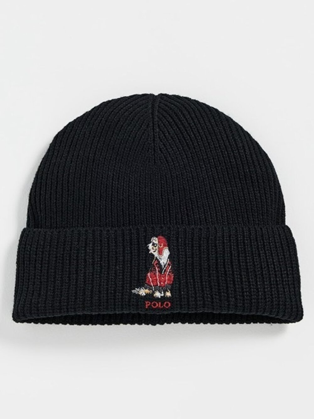 Mens Polo Ralph Lauren Holiday Dog Beanie Holiday Dog Beanie - NWT